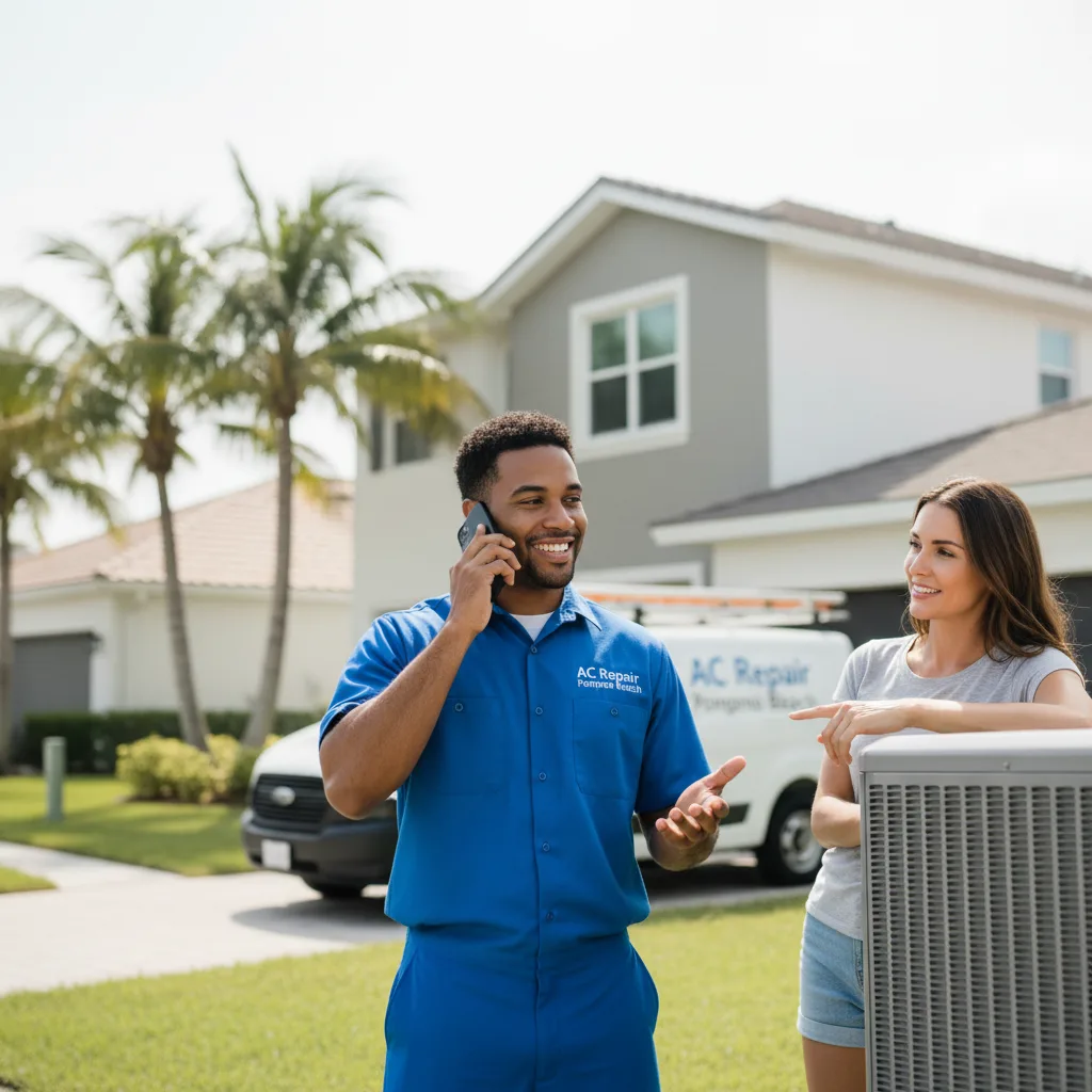 AC Repair Pompano Beach customer support in Kyle